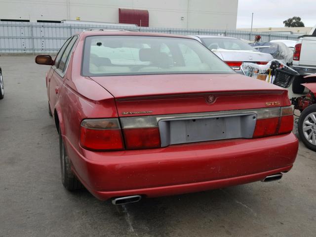 1G6KY5498XU908869 - 1999 CADILLAC SEVILLE ST RED photo 3