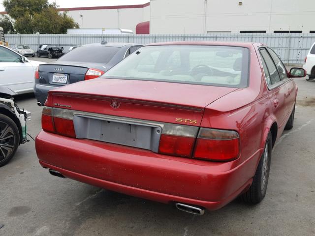 1G6KY5498XU908869 - 1999 CADILLAC SEVILLE ST RED photo 4