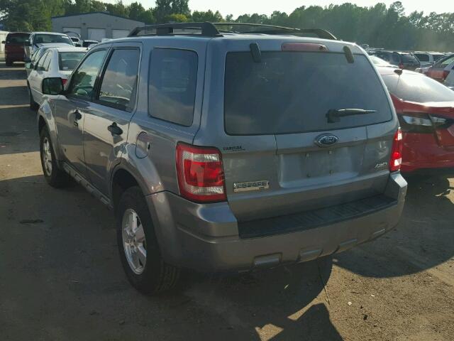 1FMCU93138KA85843 - 2008 FORD ESCAPE XLT GRAY photo 3