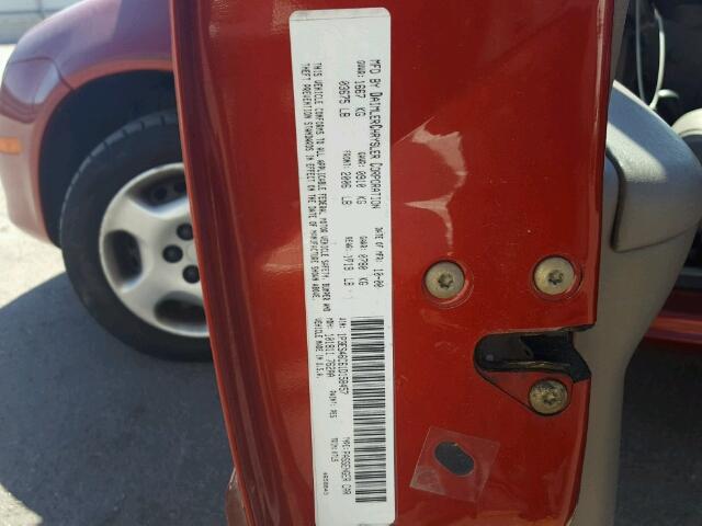 1P3ES46C61D158457 - 2001 PLYMOUTH NEON BASE 红色 照片 10
