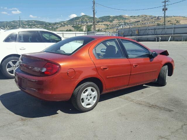 1P3ES46C61D158457 - 2001 PLYMOUTH NEON BASE 红色 照片 4