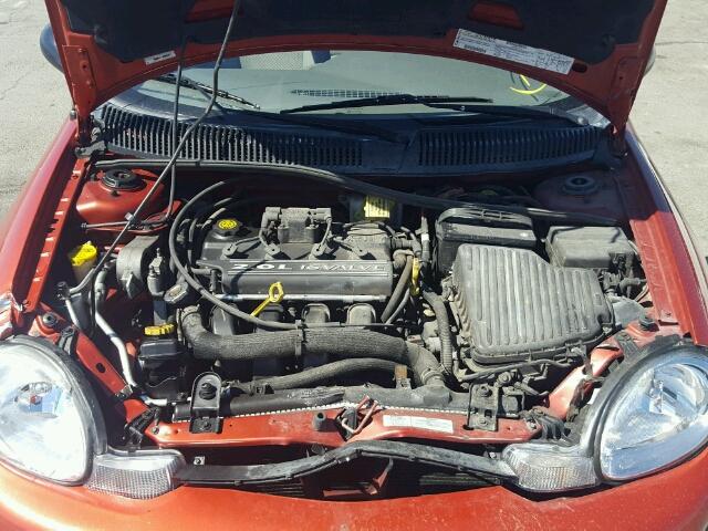 1P3ES46C61D158457 - 2001 PLYMOUTH NEON BASE 红色 照片 7