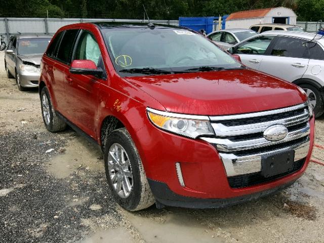 2FMDK3KC7CBA91500 - 2012 FORD EDGE LIMIT RED photo 1