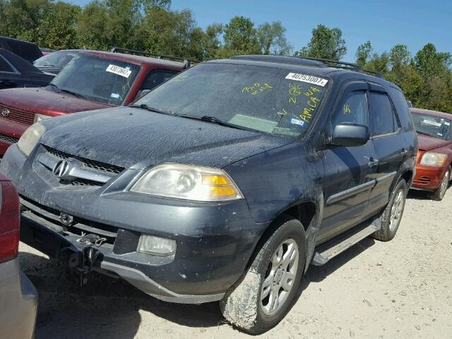 2HNYD18974H538884 - 2004 ACURA MDX TOURIN GREEN photo 2