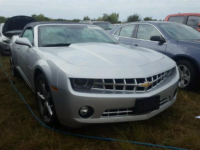 2G1FC3D32D9244809 - 2013 CHEVROLET CAMARO SILVER photo 1