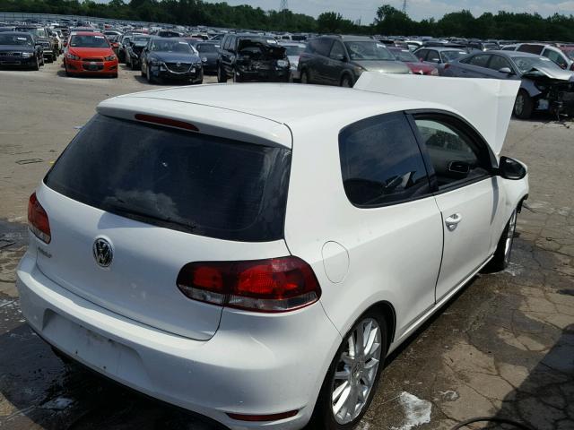 WVWAA7AJ2AW222040 - 2010 VOLKSWAGEN GOLF WHITE photo 4