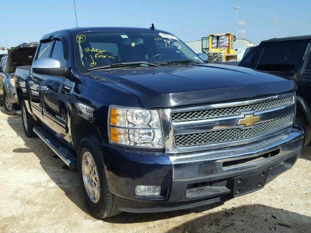 3GCRCSE01AG123807 - 2010 CHEVROLET SILVERADO BLUE photo 1