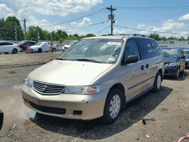 2HKRL1853XH503622 - 1999 HONDA ODYSSEY LX BEIGE photo 2