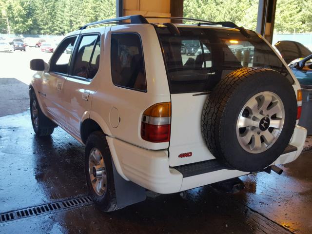 4S6CM58W3W4406625 - 1998 HONDA PASSPORT E WHITE photo 3