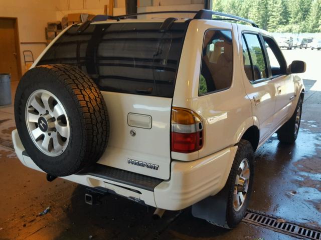 4S6CM58W3W4406625 - 1998 HONDA PASSPORT E WHITE photo 4