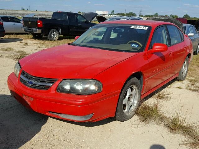 2G1WH55K6Y9356506 - 2000 CHEVROLET IMPALA LS RED photo 2