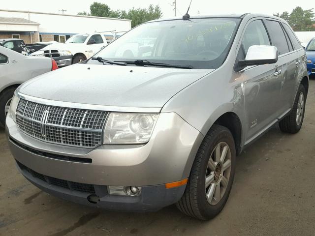 2LMDU88C38BJ26110 - 2008 LINCOLN MKX SILVER photo 2