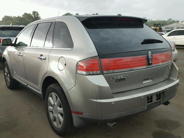 2LMDU88C38BJ26110 - 2008 LINCOLN MKX SILVER photo 3