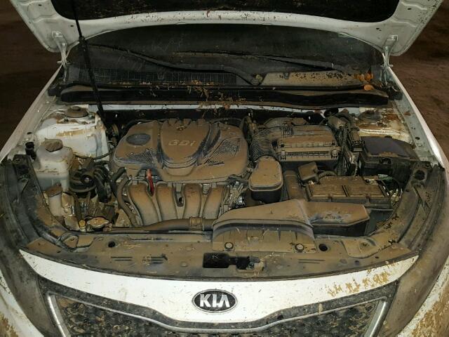 5XXGM4A70FG406969 - 2015 KIA OPTIMA LX WHITE photo 7