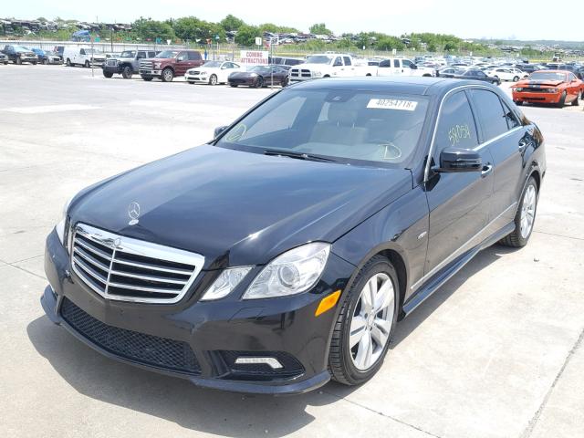 WDDHF2EB3BA458772 - 2011 MERCEDES-BENZ E 350 BLUE BLACK photo 2