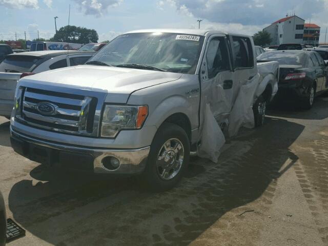 1FTFW1CF2CKD99954 - 2012 FORD F150 SUPER SILVER photo 2