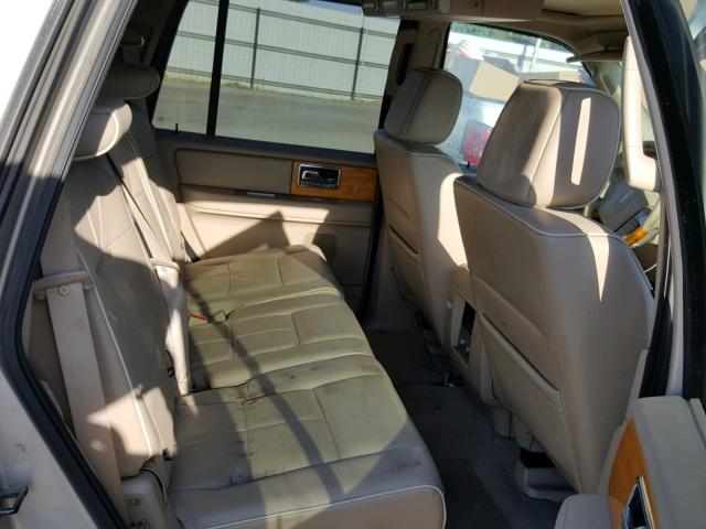 5LMFU27557LJ03055 - 2007 LINCOLN NAVIGATOR TAN photo 6