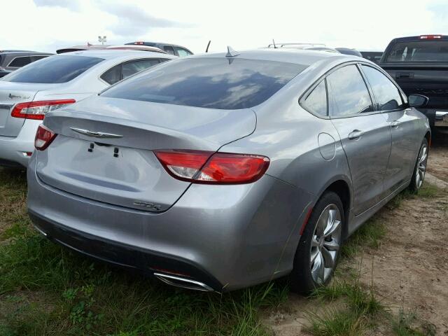 1C3CCCBB7GN105219 - 2016 CHRYSLER 200 S SILVER photo 4