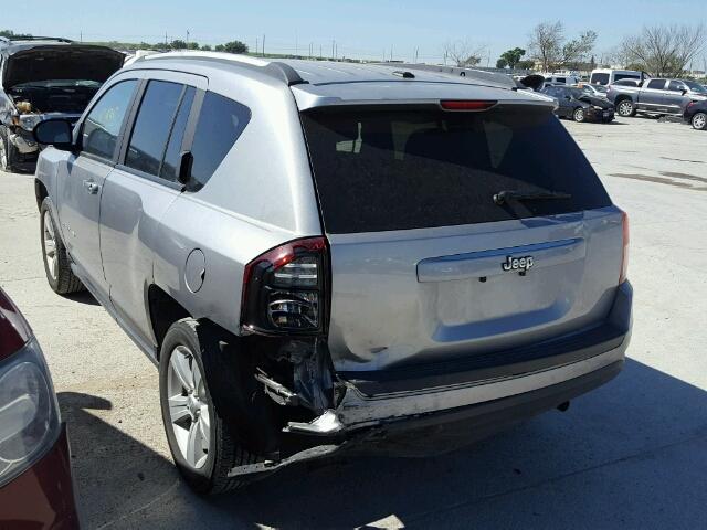 1C4NJCBA9GD525247 - 2016 JEEP COMPASS SP SILVER photo 3