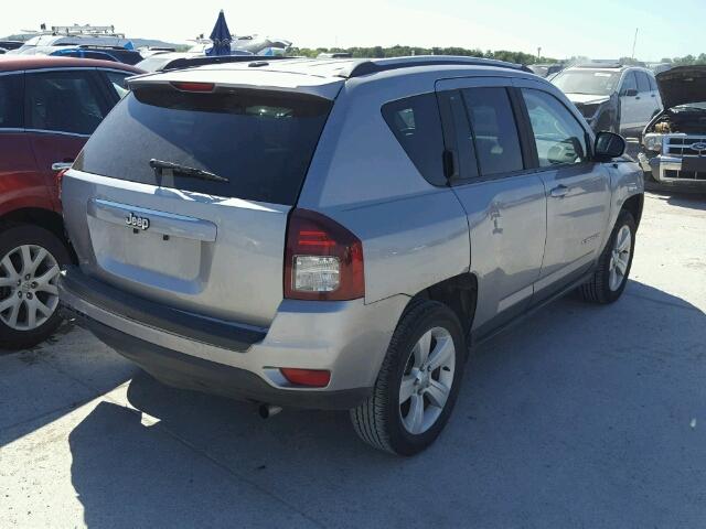 1C4NJCBA9GD525247 - 2016 JEEP COMPASS SP SILVER photo 4