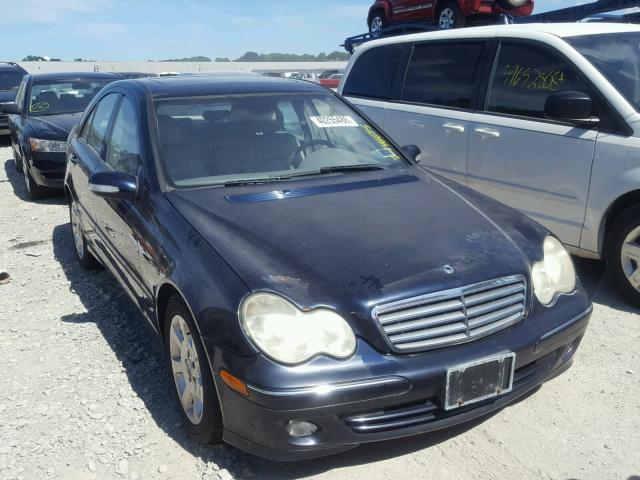 WDBRF81J85F569922 - 2005 MERCEDES-BENZ C 240 4MAT BLUE photo 1