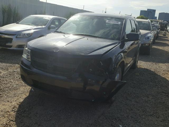 3D4GG57V99T590517 - 2009 DODGE JOURNEY SX BLACK photo 2