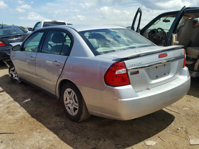 1G1ZS58F07F306963 - 2007 CHEVROLET MALIBU LS Gümüş foto 3