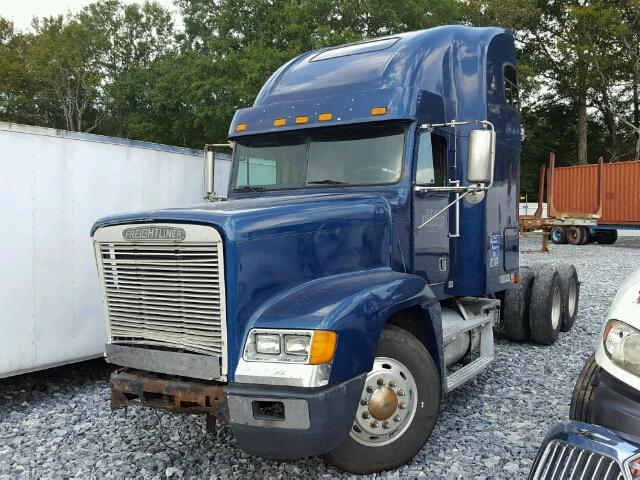 1FUYDDYB8YLB05802 - 2000 FREIGHTLINER CONVENTION BLUE photo 2