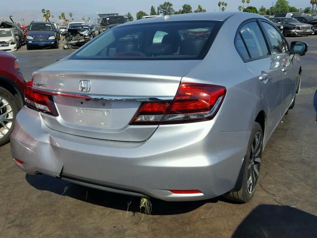 19XFB2F90FE205503 - 2015 HONDA CIVIC EXL 银色 照片 4