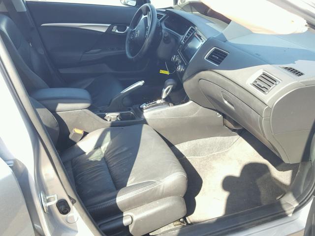 19XFB2F90FE205503 - 2015 HONDA CIVIC EXL 银色 照片 5