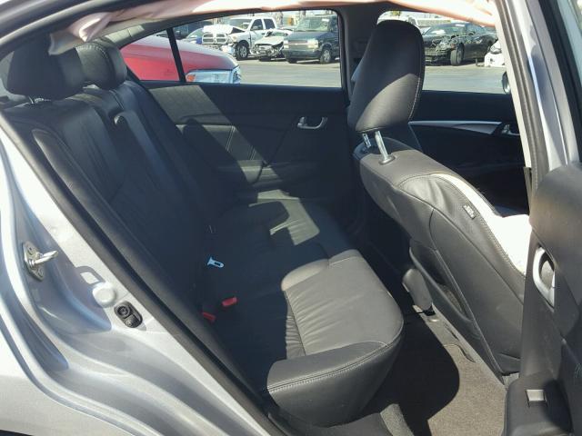 19XFB2F90FE205503 - 2015 HONDA CIVIC EXL 银色 照片 6
