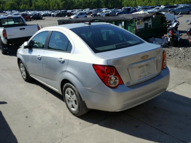 1G1JA5SG5G4174554 - 2016 CHEVROLET SONIC LS SILVER photo 3