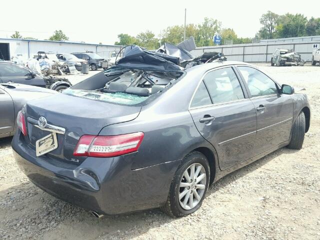 4T4BF3EK9AR024408 - 2010 TOYOTA CAMRY GRAY photo 4