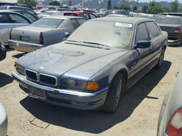 WBAGJ8327VDL44705 - 1997 BMW 740 IL BLUE photo 2