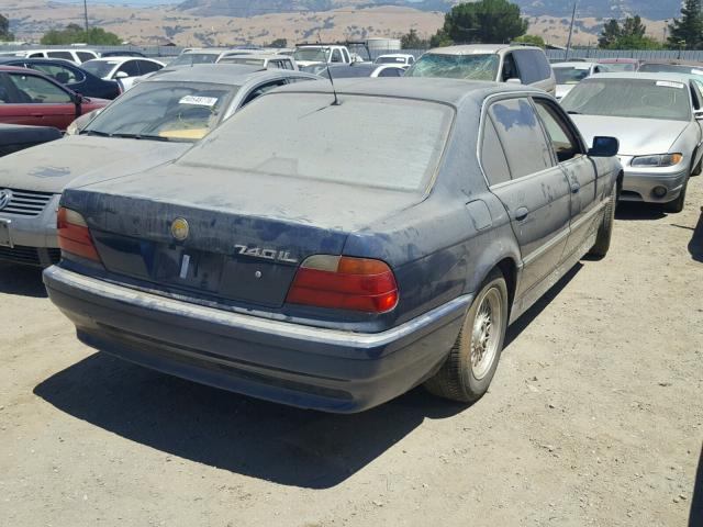 WBAGJ8327VDL44705 - 1997 BMW 740 IL BLUE photo 4