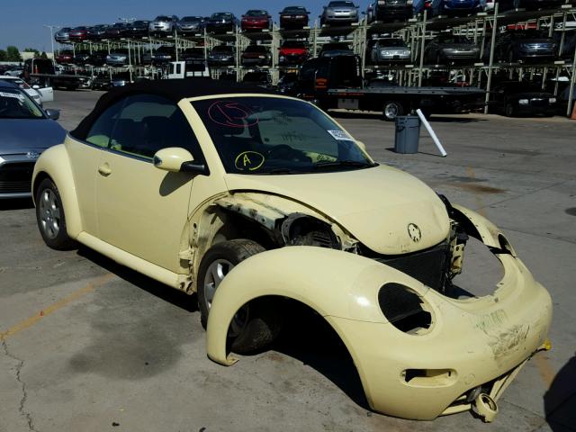 3VWCK21Y63M315696 - 2003 VOLKSWAGEN NEW BEETLE 黄色 照片 1