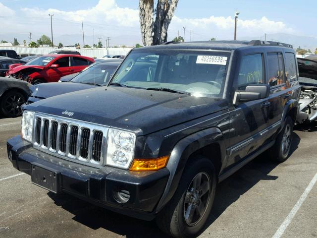 1J8HH48K47C539022 - 2007 JEEP COMMANDER შავი ფოტო 2