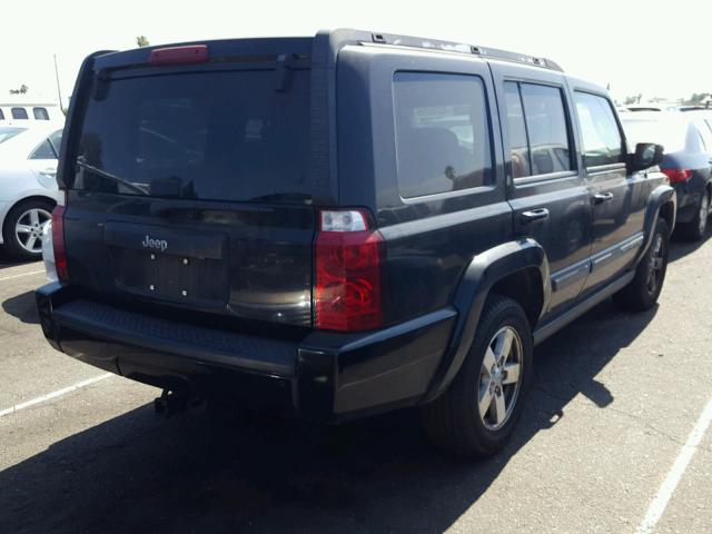 1J8HH48K47C539022 - 2007 JEEP COMMANDER შავი ფოტო 4