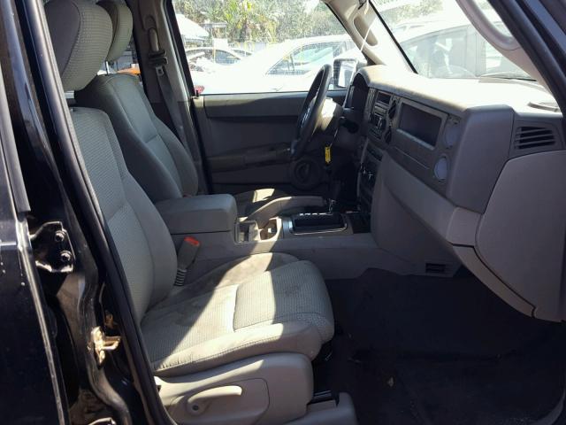 1J8HH48K47C539022 - 2007 JEEP COMMANDER შავი ფოტო 5