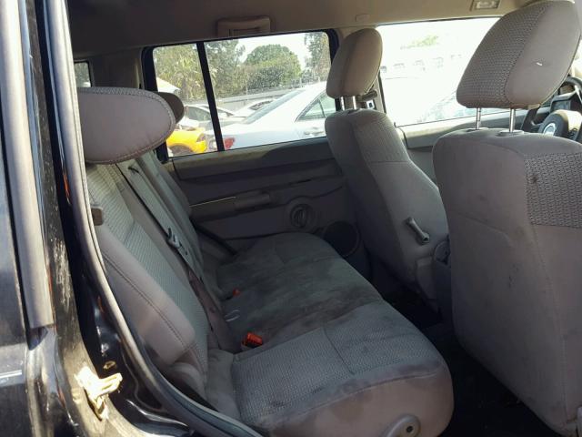 1J8HH48K47C539022 - 2007 JEEP COMMANDER შავი ფოტო 6