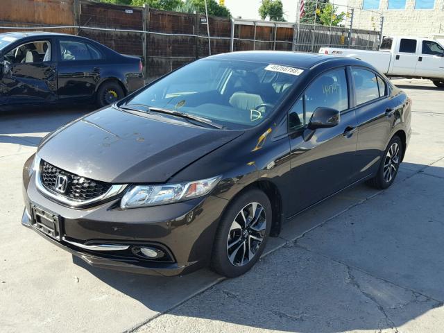 2HGFB2F97DH541376 - 2013 HONDA CIVIC EXL BLACK photo 2