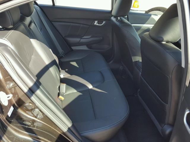2HGFB2F97DH541376 - 2013 HONDA CIVIC EXL BLACK photo 6