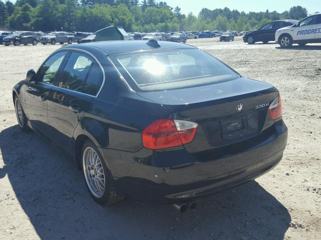 WBAVD335X6KV63943 - 2006 BMW 330 XI BLACK photo 3