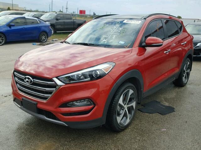 KM8J33A27GU209022 - 2016 HYUNDAI TUCSON ORANGE photo 2