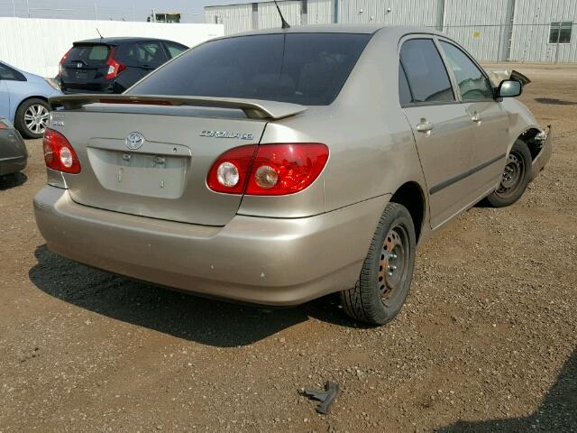 1NXBR32E98Z968512 - 2008 TOYOTA COROLLA GOLD photo 4