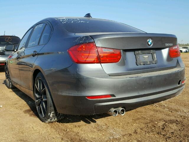 WBA3C1C52DF444398 - 2013 BMW 328 CHARCOAL photo 3