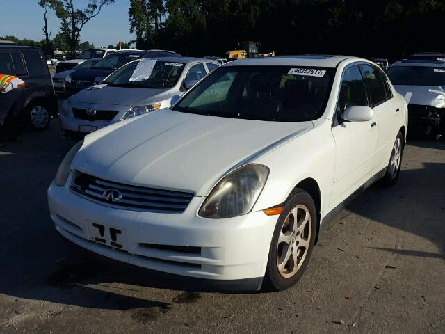 JNKCV51F64M713898 - 2004 INFINITI G35 WHITE photo 2