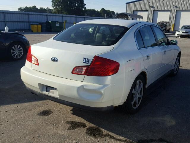 JNKCV51F64M713898 - 2004 INFINITI G35 WHITE photo 4