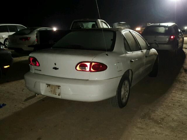 1G1JC524317166457 - 2001 CHEVROLET CAVALIER WHITE photo 4