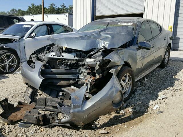 2G2WS542441237344 - 2004 PONTIAC GRAND PRIX GRAY photo 2